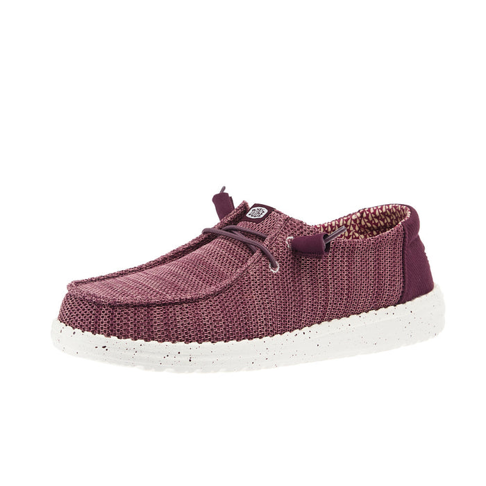 Women`s Burgundy Wendy Stretch Sox Casual
