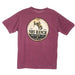 Bucking Horse Maroon Tee Shirt