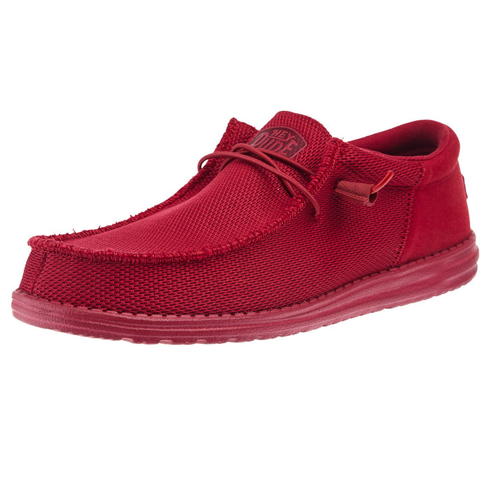 Mens Red Wally Funk Mono Casual