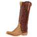 Women's Antique Saddle Full Quill Ostrich 14in Cognac Top