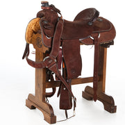Used 17in Chocolate Roughout Team Roper