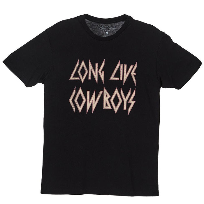Women's Long Live Cowboys Black Tee Shirt