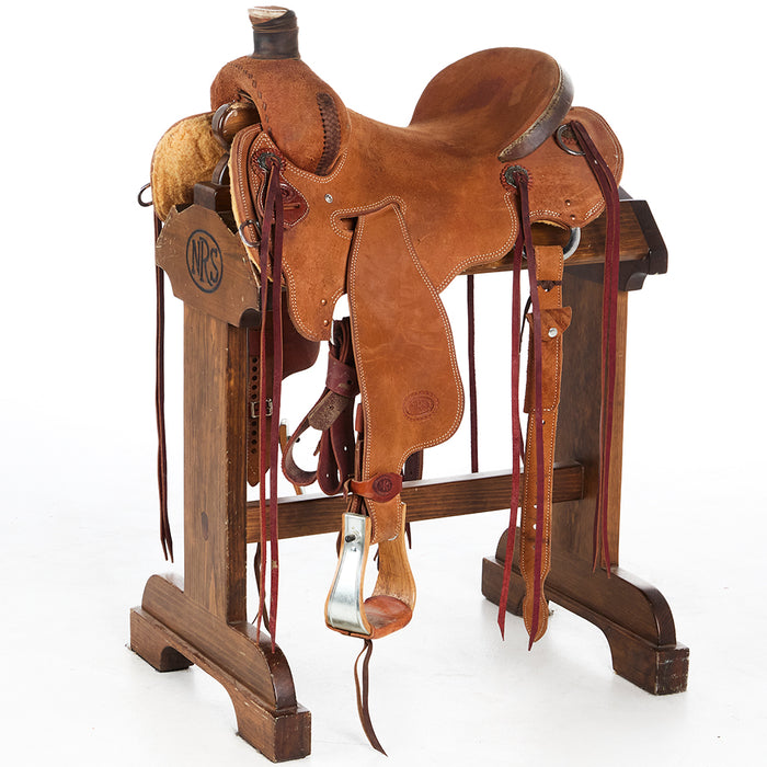 Used 15in Olin Young Seat Rig Ranch Roper