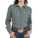 Women's Grey Geo Print Top