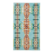 Highland Peak Aqua Oversized Towel