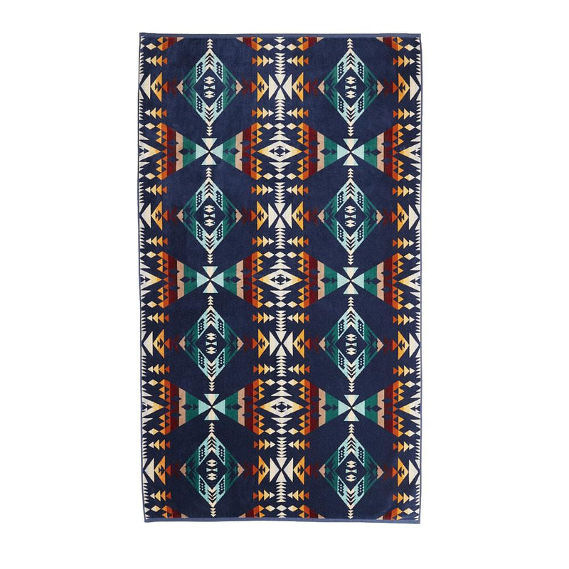 Diamond Peak Oversized Jacquard Spa Towel
