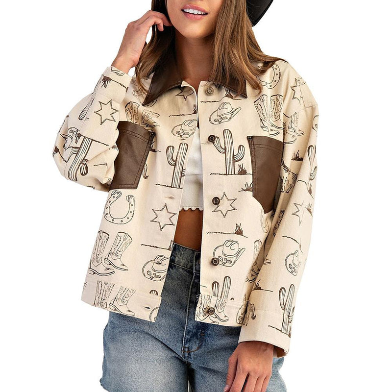 Women's Desert Sand Fashion Jacket