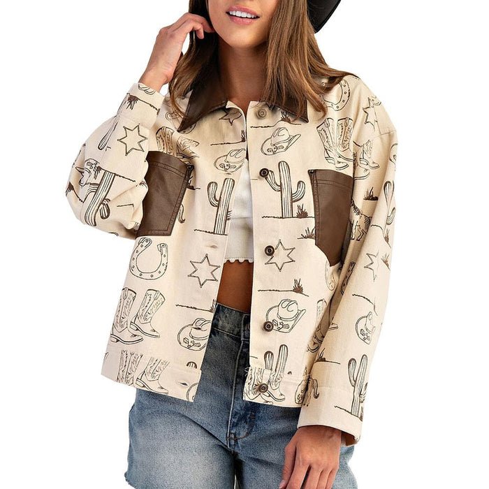 Women's Desert Sand Fashion Jacket