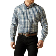 Men's Navy Wrinkle Free Dargan Shirt