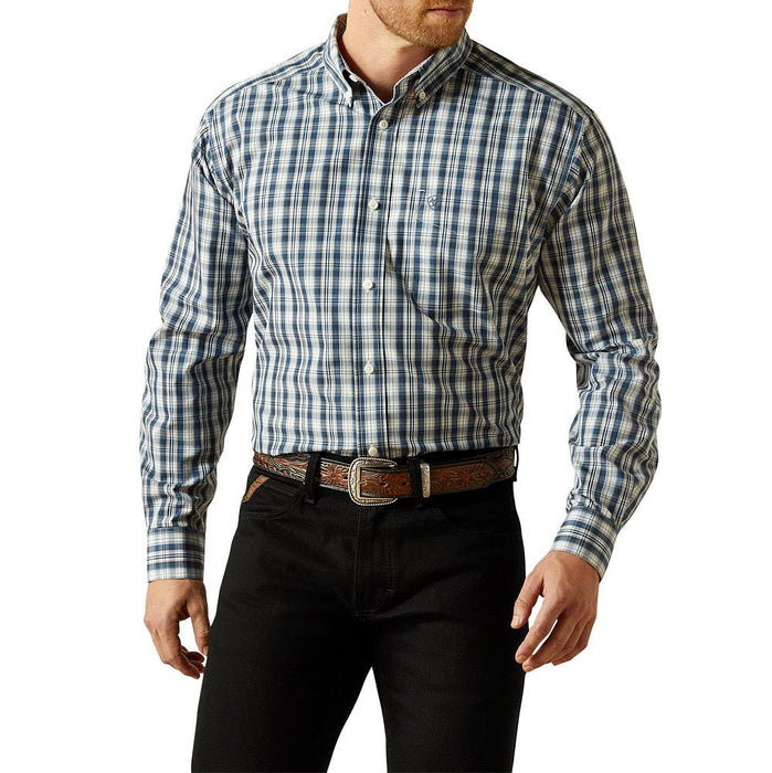 Men's Navy Wrinkle Free Dargan Shirt