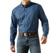 Men's Denim Blue Wrinkle Free Darwin Shirt