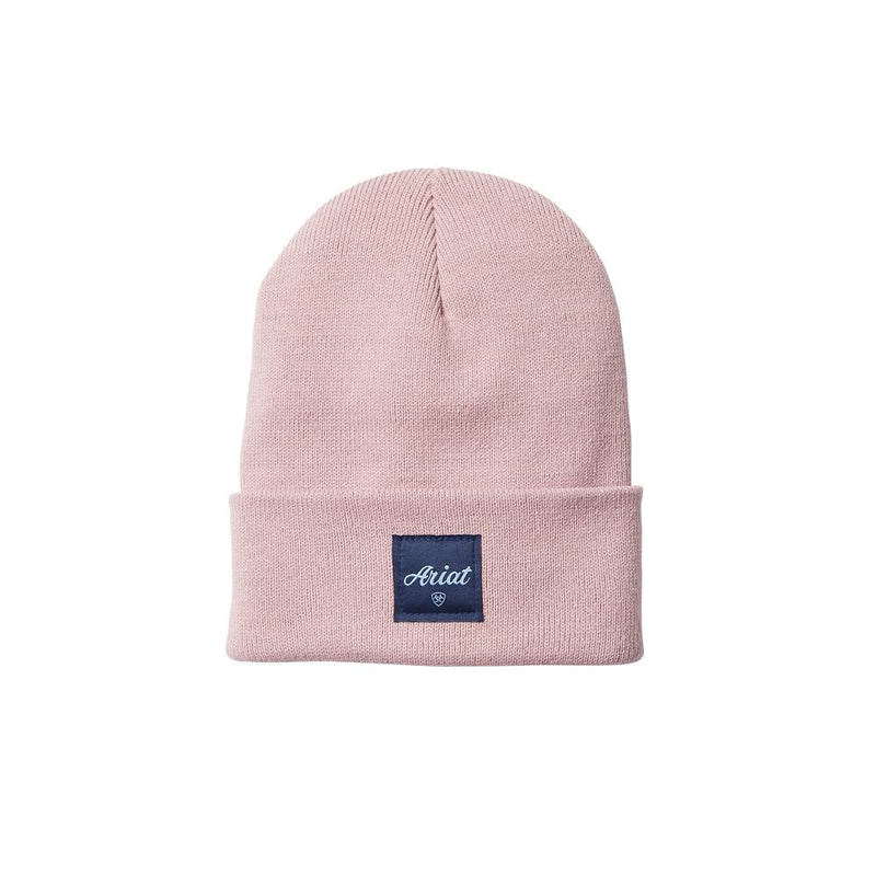 Men's Pale Rose Square Patch Beanie