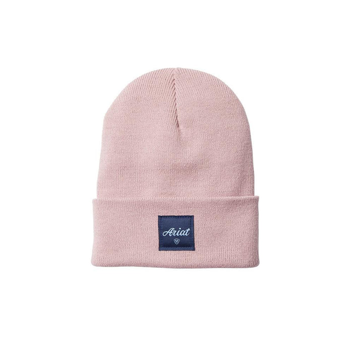 Men's Pale Rose Square Patch Beanie