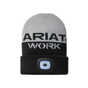 Men's Grey & Black Headlight Beanie