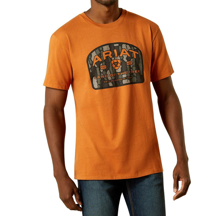 Men's Adobe Underlands Camo Badge Tee Shirt