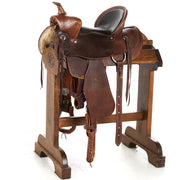 Used 15in Roughout Ranch Rope Saddle