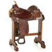 Used 16in Oak and Acorn Tooled Half Breed Pleasure Saddle