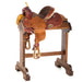 Used 12in Basket Floral Combo Tooled Youth Barrel Saddle