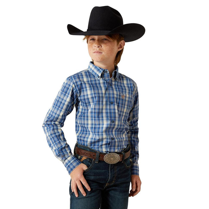 Boy's Royal Blue Pro Series Soloman Shirt