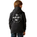 Boy's Charcoal Sponsor Patriot Hoodie