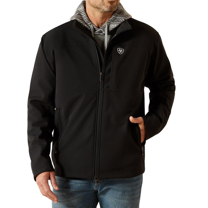 Men's Black Vernon Softshell Jacket