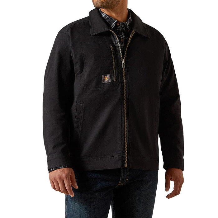 Men's Rebar Made Tough Shop Black Jacket