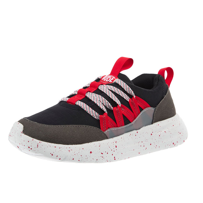 Youth Sirocoo Trek Sport Black and Red Sneaker