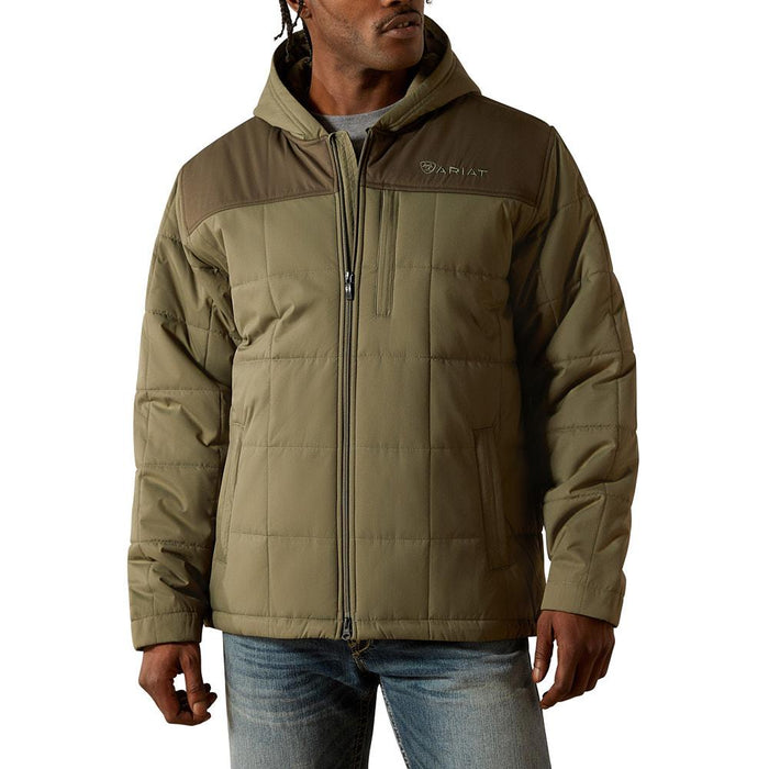 Men's Green Cruis Hooded Jacket
