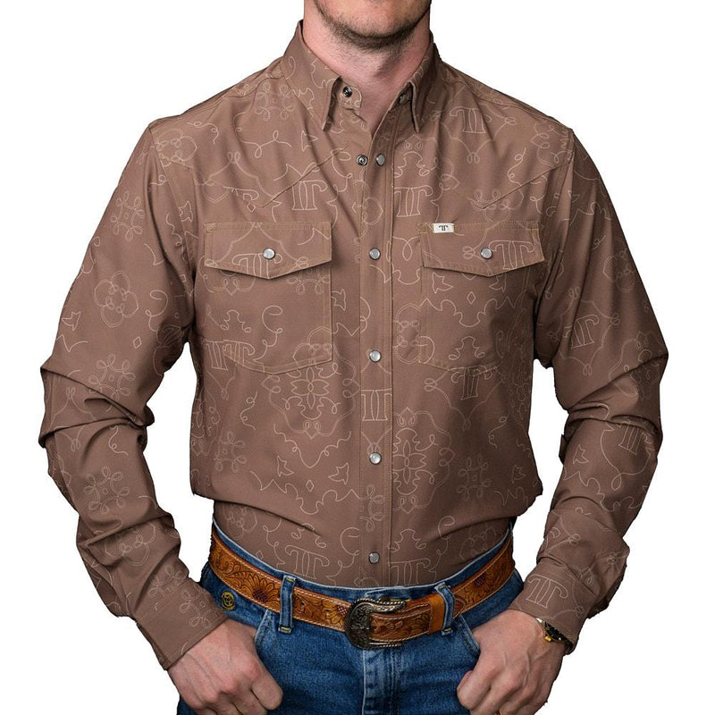 Men's Brown Carson Long Sleeve Shirt