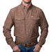 Men's Brown Carson Long Sleeve Shirt