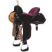 Josey Mitchell 14in Hot Pink Cheetah Wide Barrel Saddle