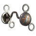 Large Concho Square Port Bit - Flamingo & Palm Tree