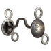 Large Concho Square Port Bit - Bucking Horse