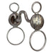Large Concho Square Port Globe Bit - Angel & Devil