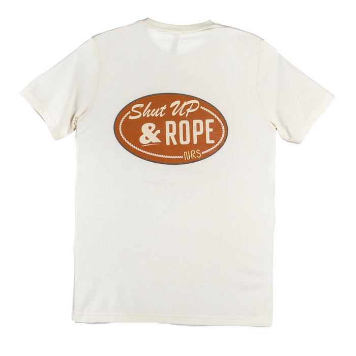 Men's Shut Up & Rope Natural Tee Shirt