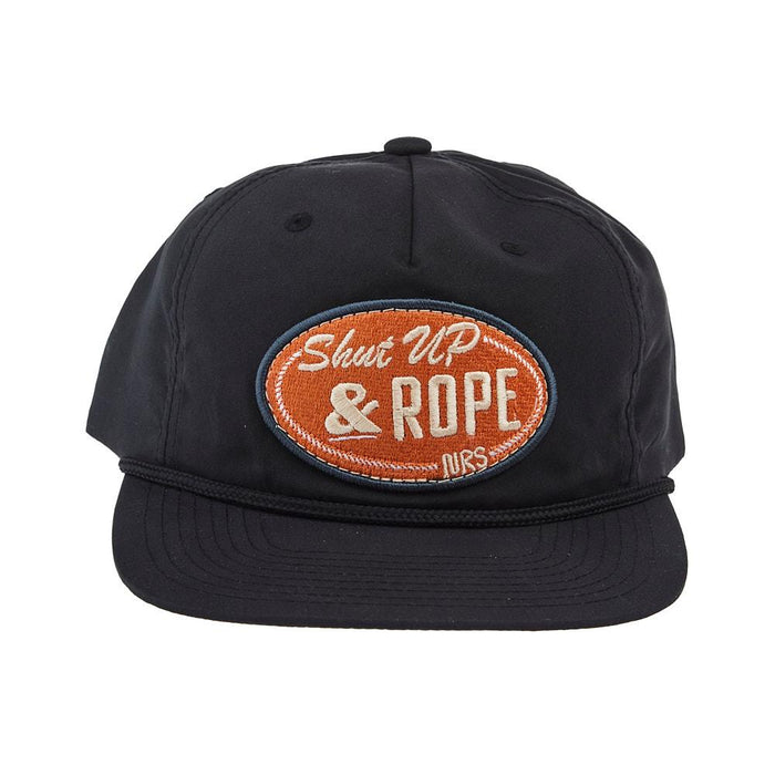 Men's Black Shut Up & Rope Cap