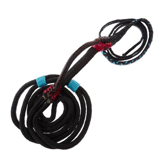 Brazilian Left Handed 7/8in Double Braid Turquoise Adult Pro Bull Rope