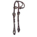 Silver Double Ear Show Headstall