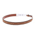Tan Roughout Boot Stitch Hat Band