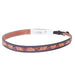 Black and Tan Floral Tooled Hatband