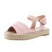 Cynthia Mini Rose Woven Sandal