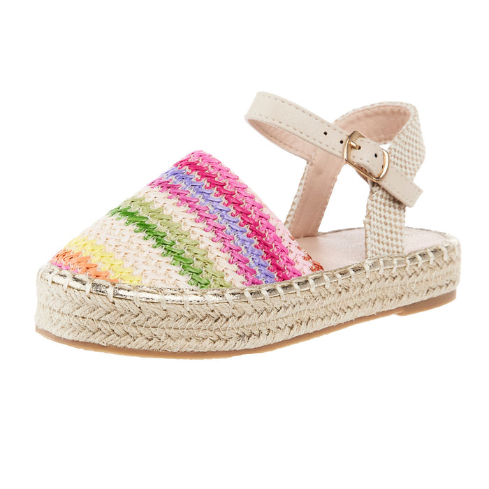 Alyssa Mini Bright Multi Stripe Shoe