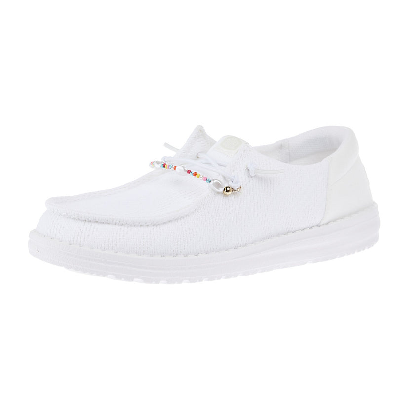 Women`s Wendy Funk Mesh Shoelry White Casual