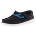 Youth Wally Jersey Jacquard Black and Red Causal Shoe
