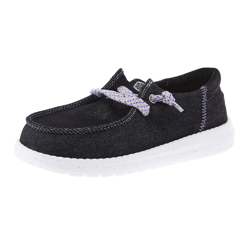 Youth Wendy Funk Friendship Lace Black Casual Shoe