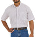 Men's George Strait White and Brown Shirt