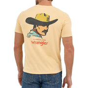 Men's Golden Straw Cowboy Tee Shirt
