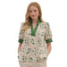Women's Olive Print Top