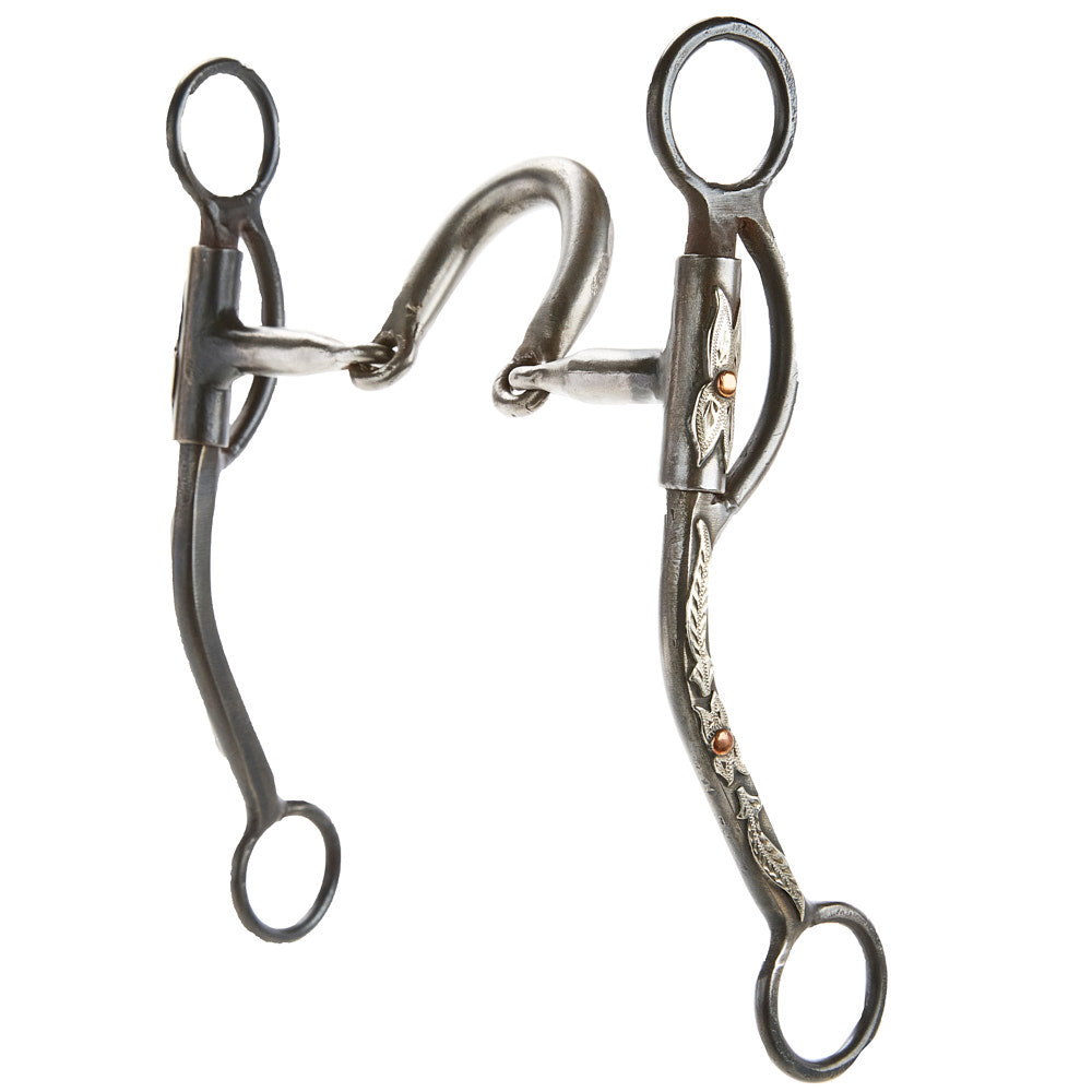 Layton Bits & Spurs Smooth Mouth with Loose Port Bit