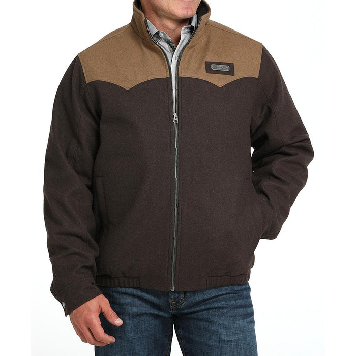 Men's Brown Wooly Conceal Carry Jacket